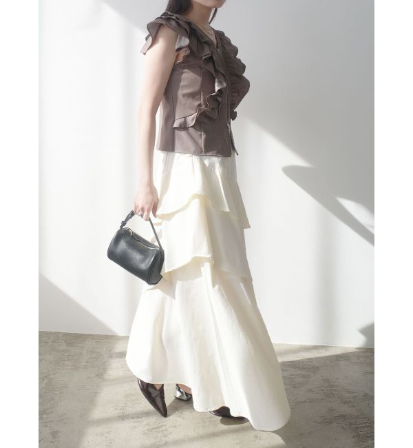 LAGUNAMOON「フレアティアードスカート」|スカート|
