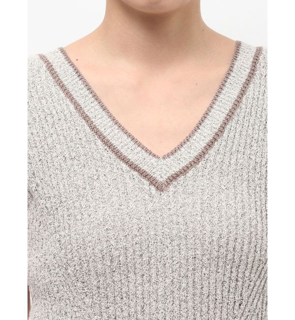 LAGUNAMOON「2WAYメランジベストニットプルオーバー」|ニット・セーター|