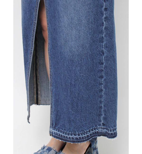 EVRIS「ウエストデザインロングスリットデニムスカート」|スカート|