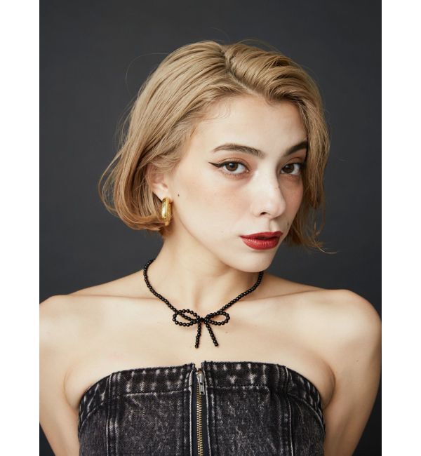 EVRIS「WIDE HOOP ピアス」|ピアス|