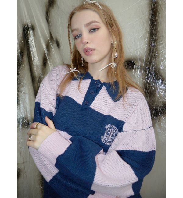 EVRIS「ワンポイントラガーニットトップス」|ニット・セーター|