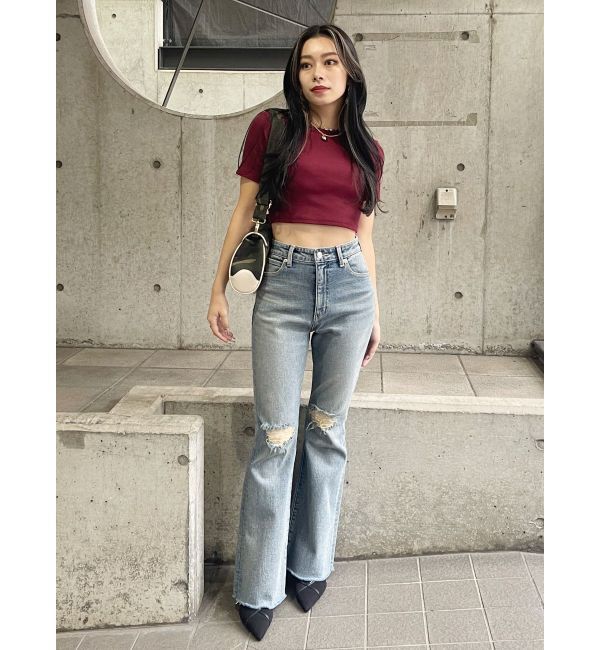 EVRIS「ワンポイントバックストラップTシャツ」|Tシャツ・カットソー|