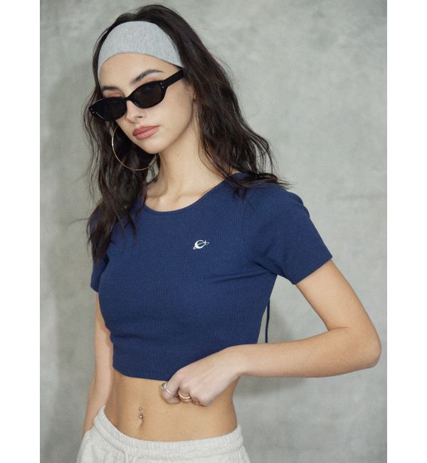 EVRIS「ワンポイントバックストラップTシャツ」|Tシャツ・カットソー|