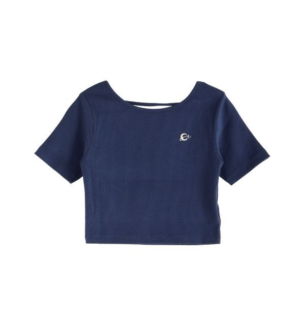 EVRIS「ワンポイントバックストラップTシャツ」|Tシャツ・カットソー|