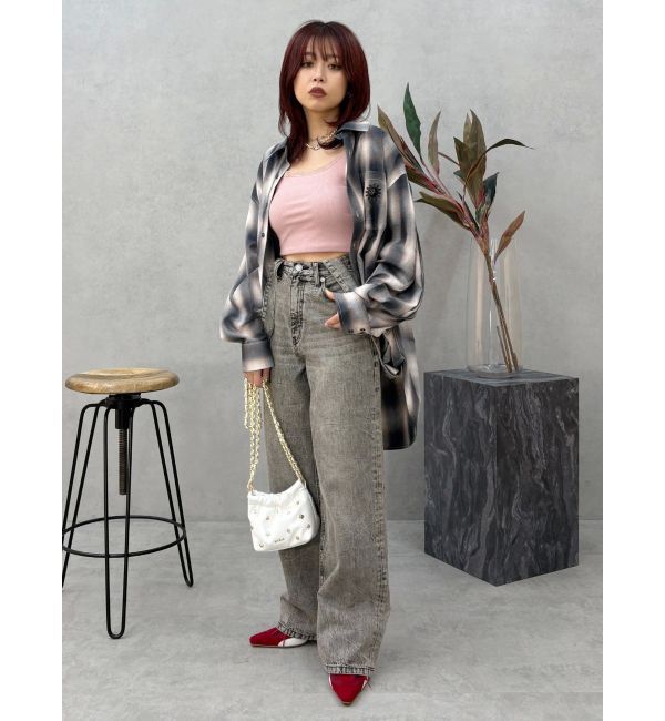 EVRIS「レースドッキングリブタンクトップ」|タンクトップ|