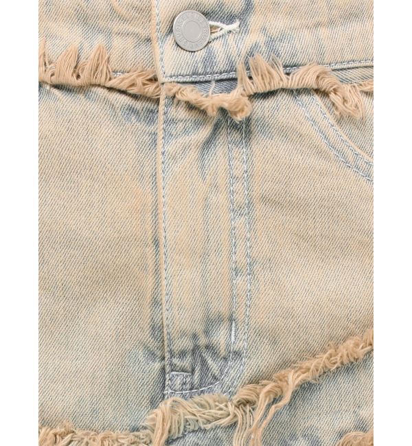 EVRIS「フリンジスリットロングデニムスカート」|スカート|