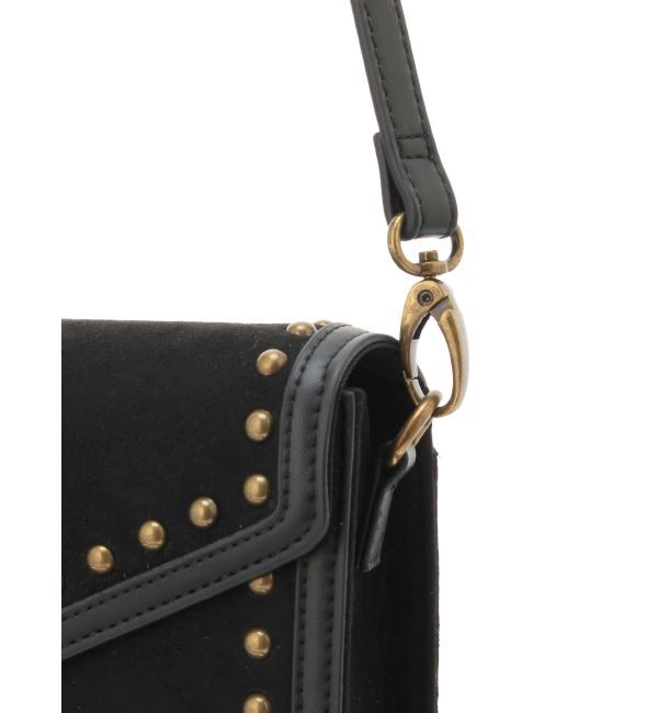 EVRIS「フェイクスェードスタッズデザインショルダーBAG」|ショルダー・メッセンジャー|