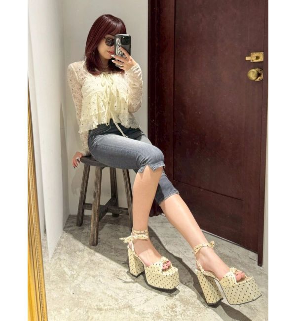 EVRIS「カプリデニムパンツ」|デニム|