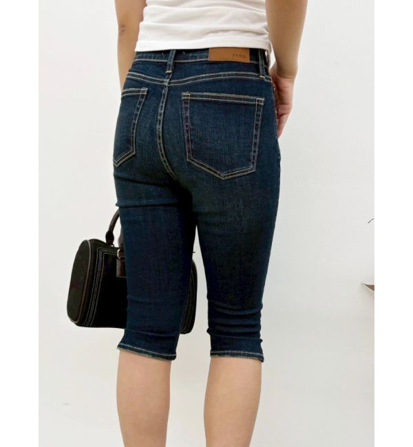 EVRIS「カプリデニムパンツ」|デニム|