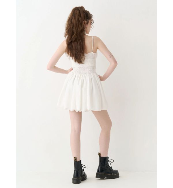 EVRIS「コルセットライクバルーンミニキャミワンピース」|ワンピース|