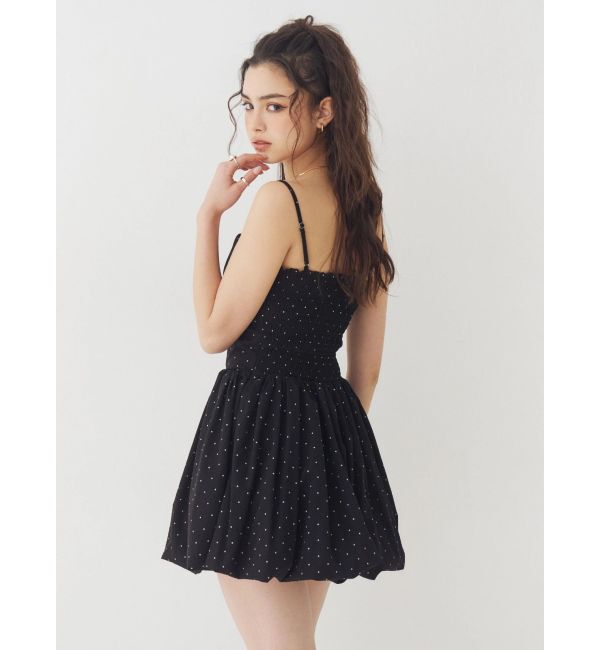 EVRIS「コルセットライクバルーンミニキャミワンピース」|ワンピース|