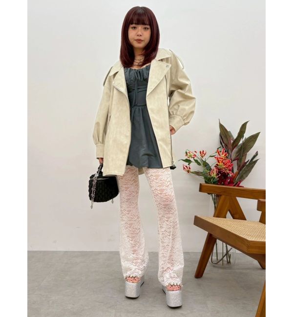 EVRIS「コルセットライクバルーンミニキャミワンピース」|ワンピース|