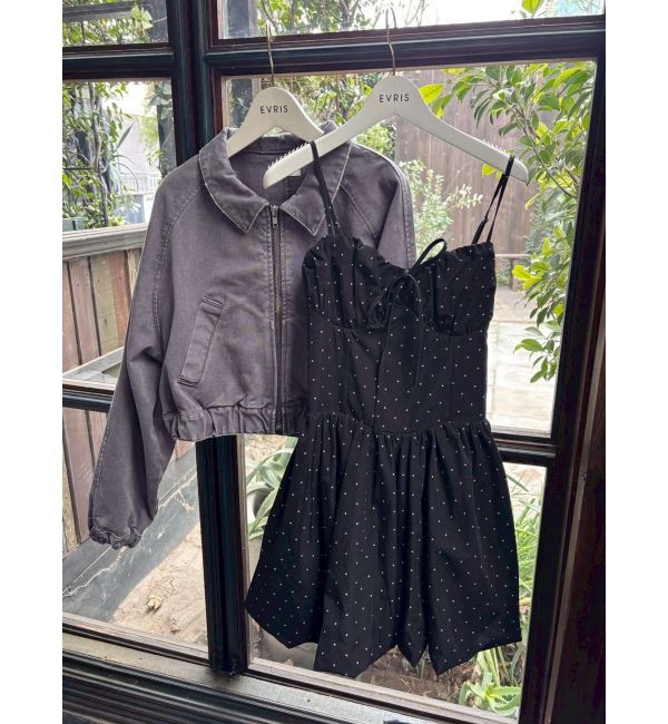 EVRIS「コルセットライクバルーンミニキャミワンピース」|ワンピース|