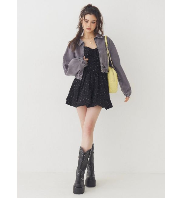 EVRIS「コルセットライクバルーンミニキャミワンピース」|ワンピース|