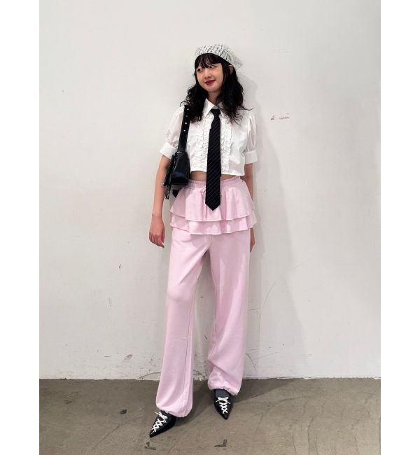 jouetie「スカートレイヤードスウェットパンツ」|その他|