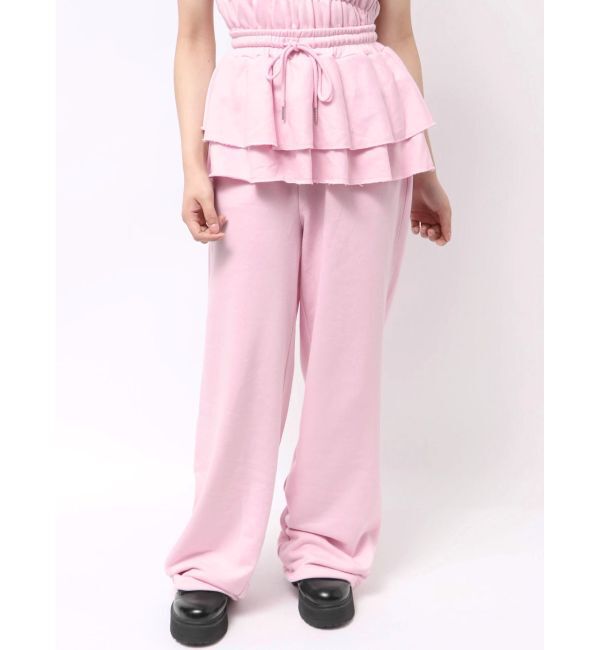 jouetie「スカートレイヤードスウェットパンツ」|その他|