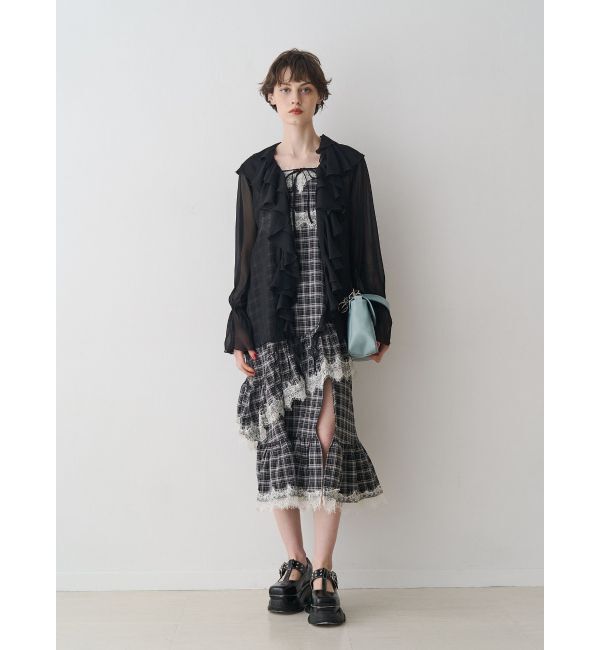 jouetie「ラッフルフリルシアーシャツ」|シャツ・ブラウス|