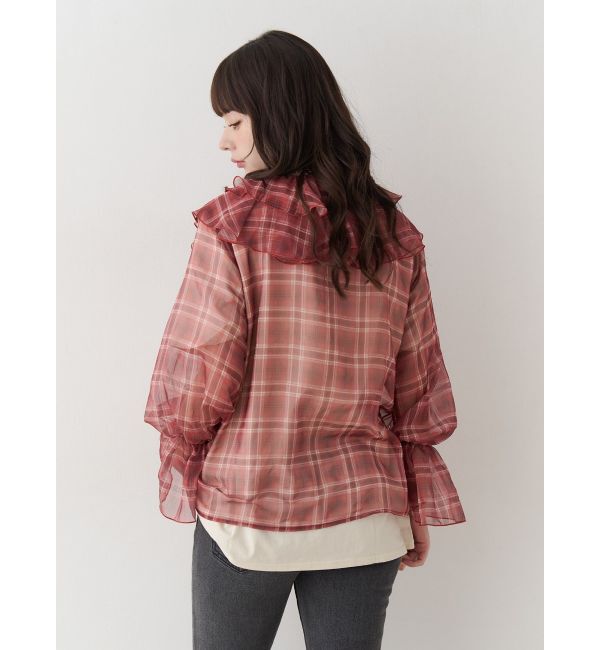 jouetie「ラッフルフリルシアーシャツ」|シャツ・ブラウス|