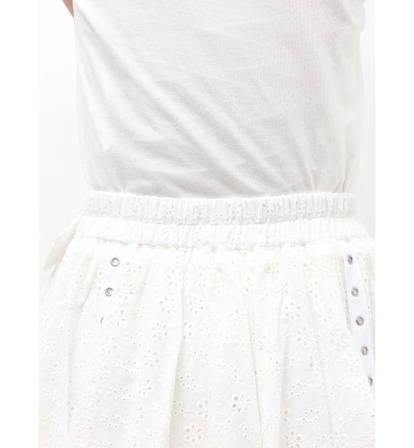 jouetie「コットンレースアシメフレアミニスカート」|スカート|