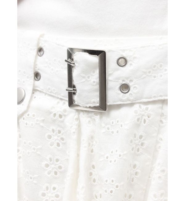 jouetie「コットンレースアシメフレアミニスカート」|スカート|