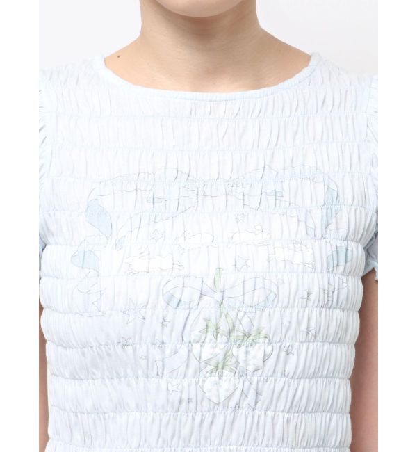 merry jenny「おどるうさぎのシャーリングTee」|Tシャツ・カットソー|