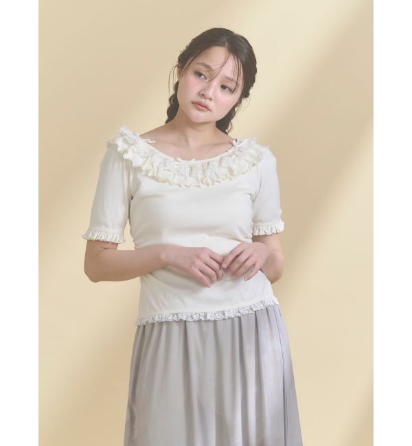 merry jenny「romantic frill summer top」|Tシャツ・カットソー|