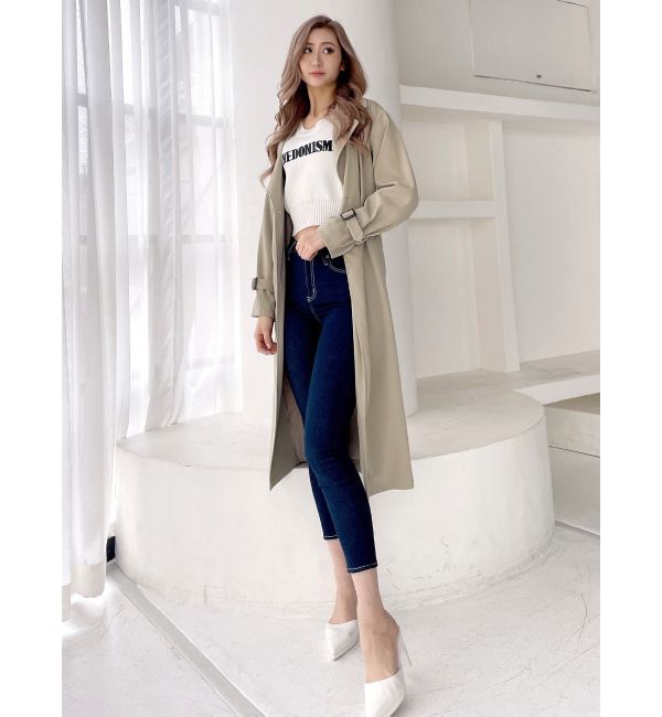 GYDA「LOOSEトレンチコート」|トレンチコート|