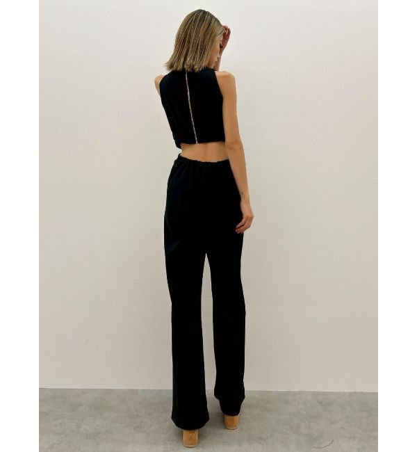 GYDA「バックZIPテレコロンパース」|オールインワン|