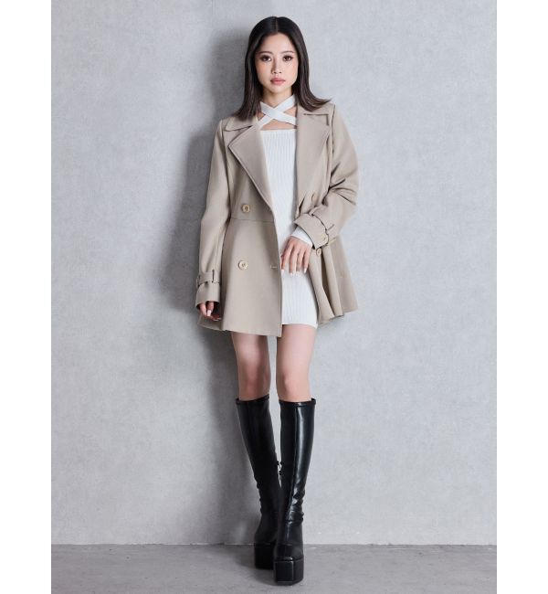 GYDA「2WAYチョーカーオフショルニットワンピース」|ワンピース|