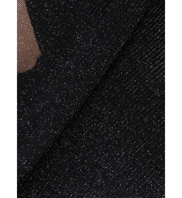 GYDA「mock neck shiny sheerトップス」|Tシャツ・カットソー|