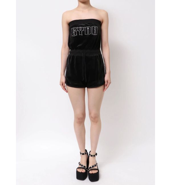 GYDA「GYDAベロアベアロンパース」|オールインワン|