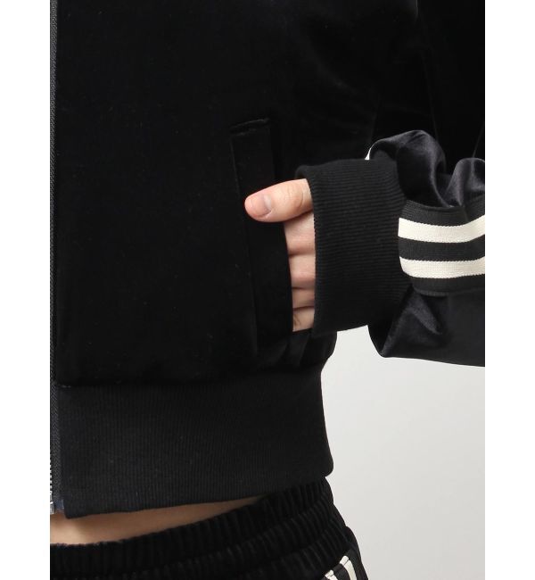 GYDA「SymmetryGYDAベロアトラックジャケット」|ブルゾン・スタジャン|