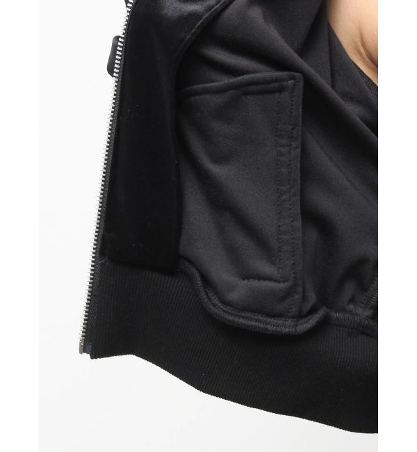 GYDA「SymmetryGYDAベロアトラックジャケット」|ブルゾン・スタジャン|