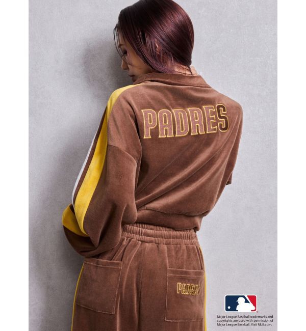 GYDA「GYDA［MLB］2ラインハーフZIPショートトップス」|Tシャツ・カットソー|