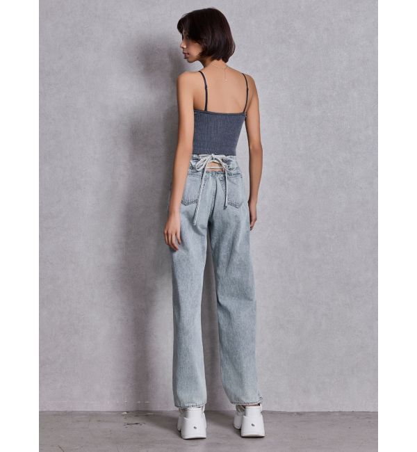 GYDA「ショルダーストラップリブベアビスチェ」|キャミソール|