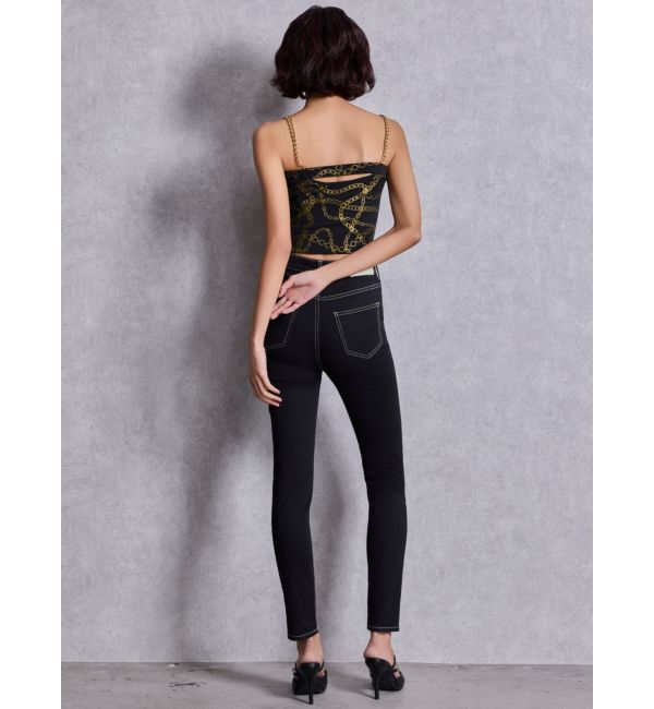 GYDA「chainストラップテレコビスチェ」|キャミソール|