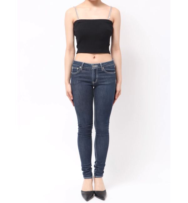 GYDA「chainストラップテレコビスチェ」|キャミソール|