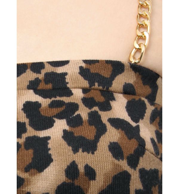 GYDA「chainストラップテレコビスチェ」|キャミソール|