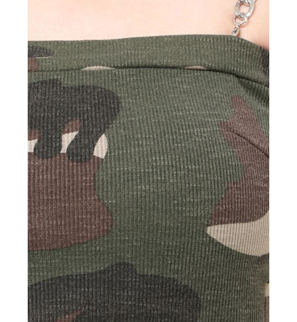 GYDA「chainストラップテレコビスチェ」|キャミソール|