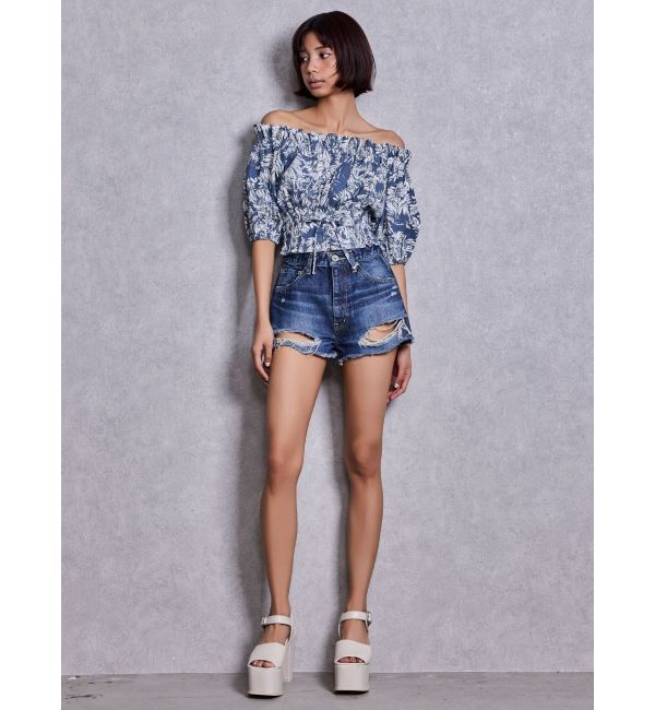 GYDA「2WAYギャザーオフショルコルセットブラウス」|シャツ・ブラウス|