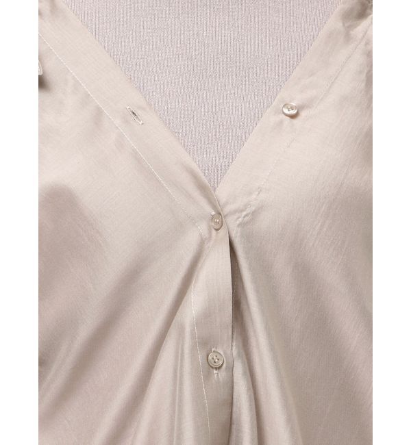 GYDA「3WAYショルダーOPENシアードッキングシャツ」|シャツ・ブラウス|