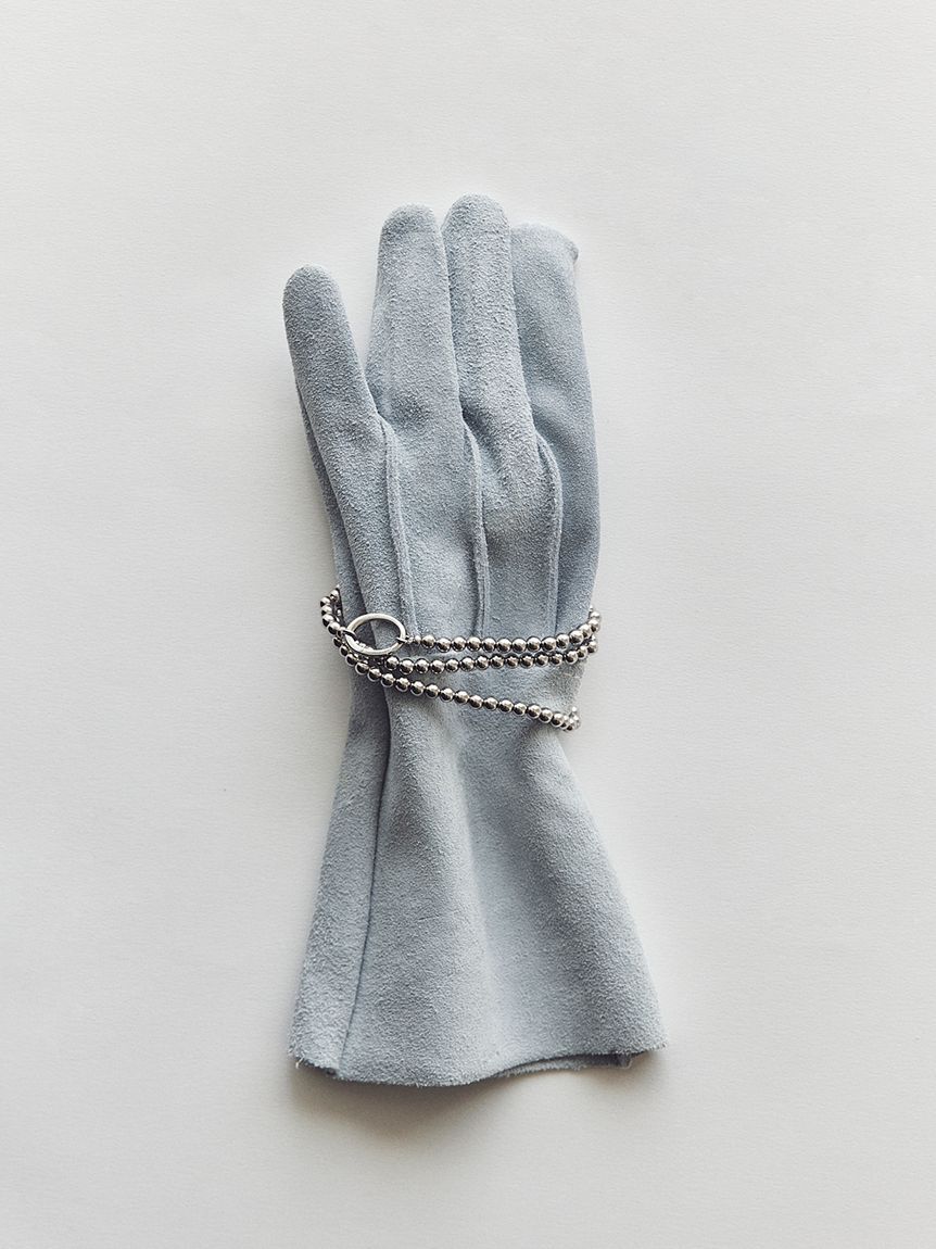 Mila Owen「メタルリングパールロングネックレス」|ネックレス|