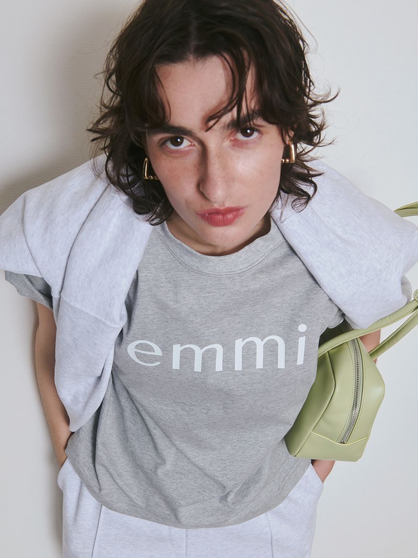 emmi atelier「Vネックスウェットプルオーバー【セットアップ対応】」|Tシャツ・カットソー|