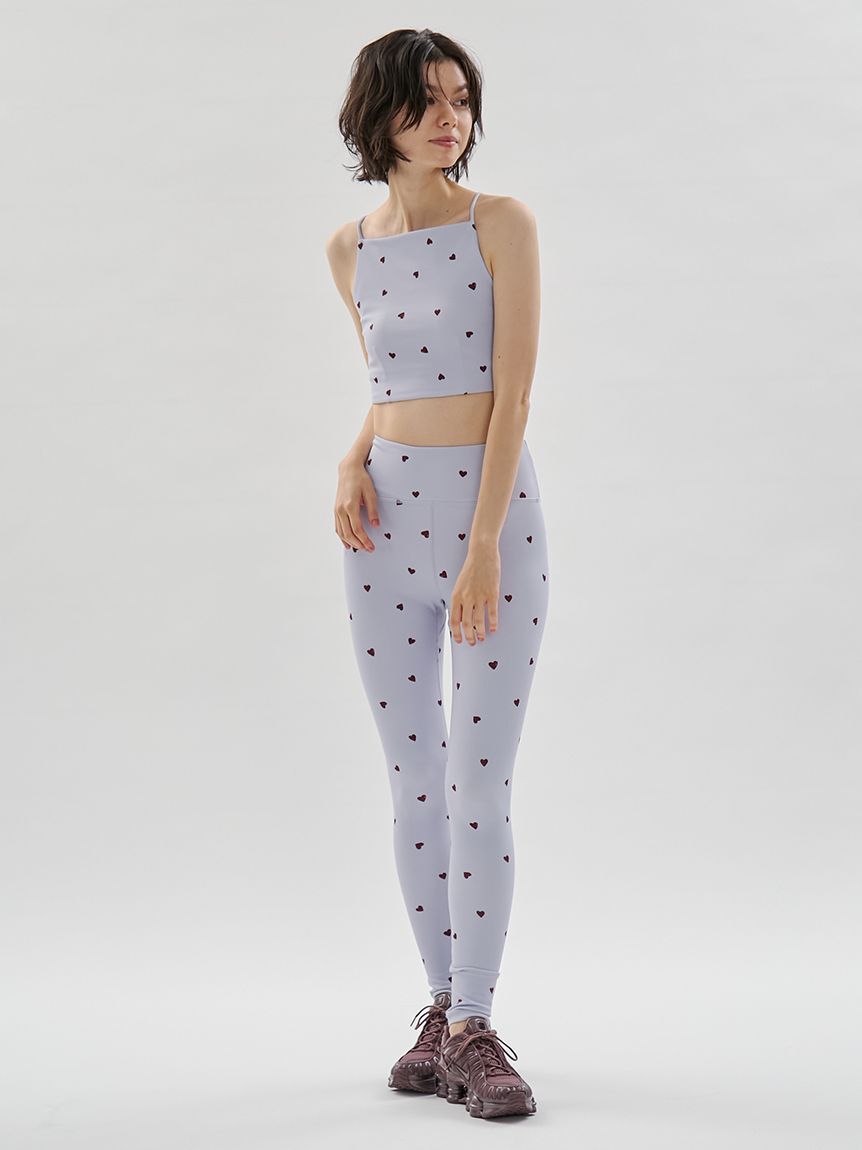 emmi yoga「【HEART】 ハートパターンレギンス/UVカット/接触冷感」|その他|