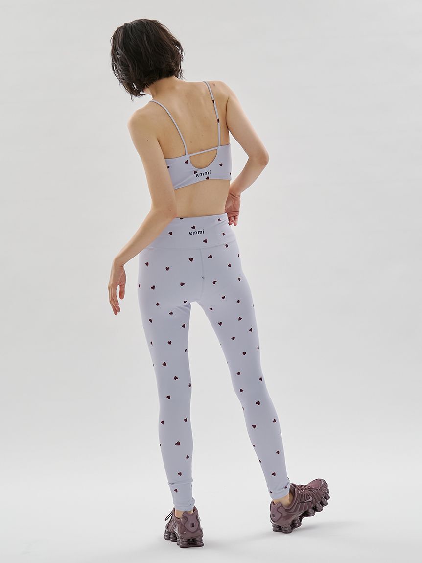 emmi yoga「【HEART】 ハートパターンレギンス/UVカット/接触冷感」|その他|