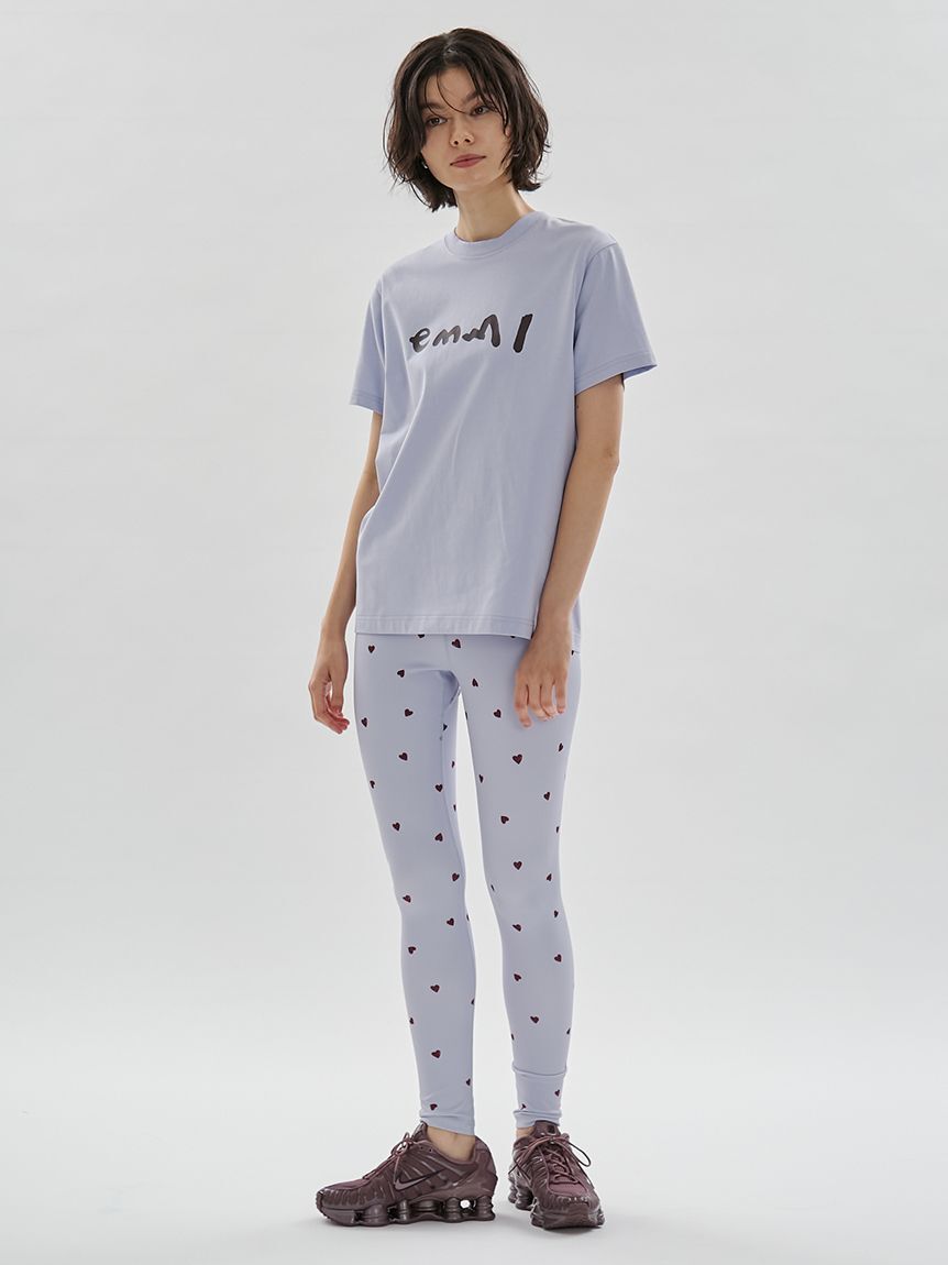 emmi yoga「【HEART】 ハートパターンレギンス/UVカット/接触冷感」|その他|