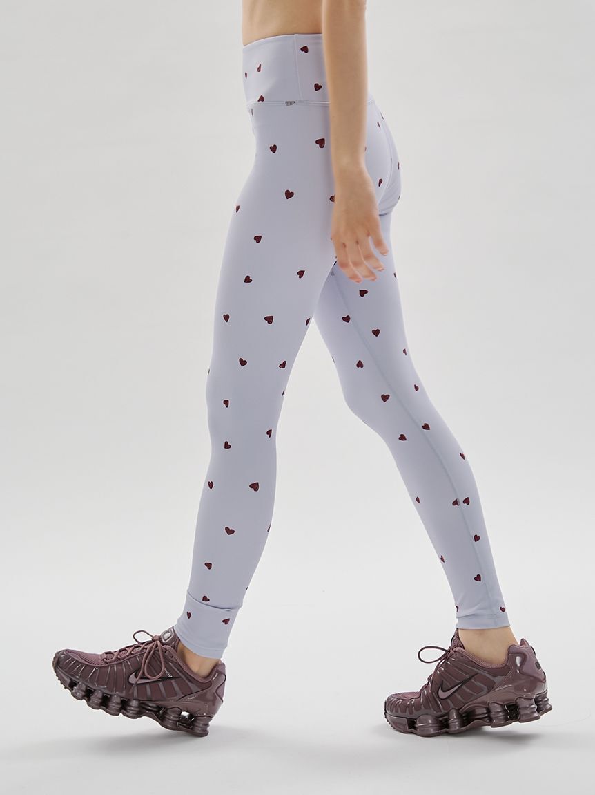 emmi yoga「【HEART】 ハートパターンレギンス/UVカット/接触冷感」|その他|