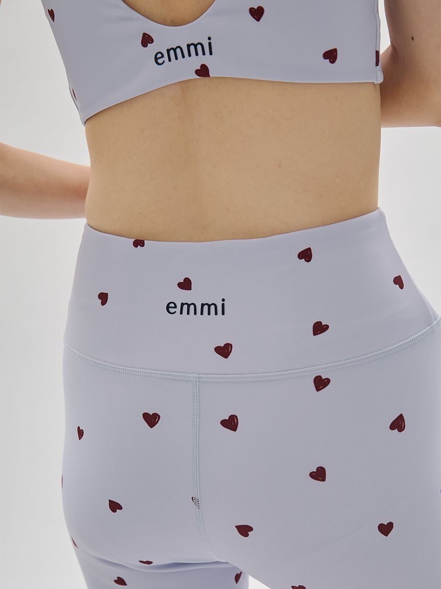 emmi yoga「【HEART】 ハートパターンレギンス/UVカット/接触冷感」|その他|