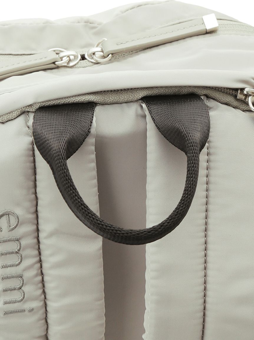 emmi atelier「eco レザーミックスバックパック/撥水」|リュック|