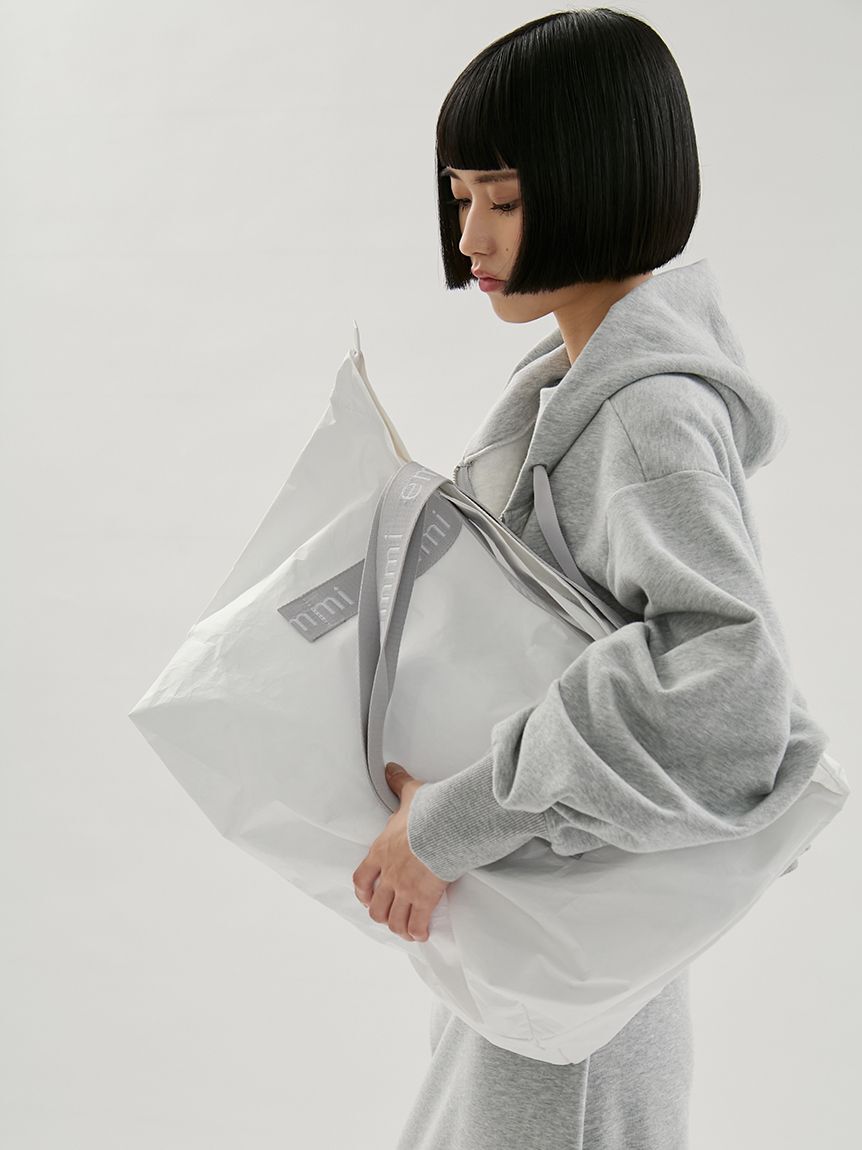 emmi atelier「【ONLINE限定】撥水emmiロゴビックトートバッグ」|トートバッグ|